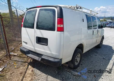 2013 Chevrolet Express 2500 Work Van из США, поврежденный, VIN 1GCWGFBA8D1102953